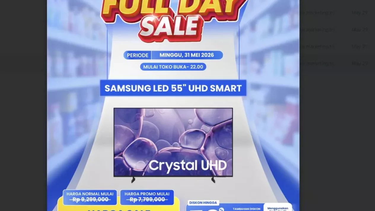 Promo Samsung Smart TV 55 Inci Diskon Gede di Transmart