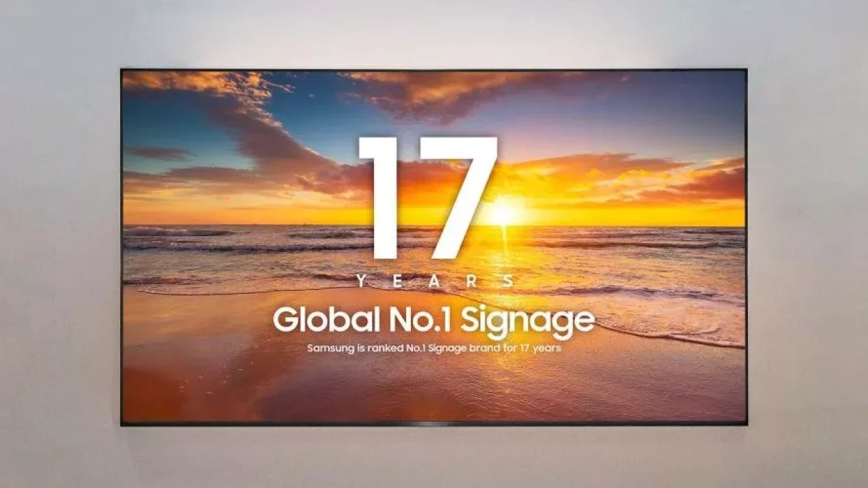 Samsung Rajai Pasar Commercial Display 17 Tahun Berturut-turut Tak Tergoyahkan!