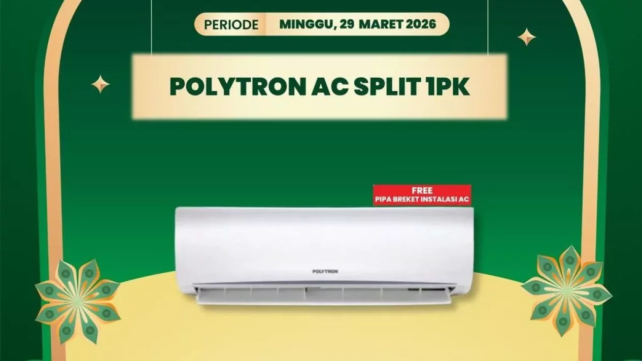 Harga AC Split 1 PK Murah di Transmart Full Day Sale 2026