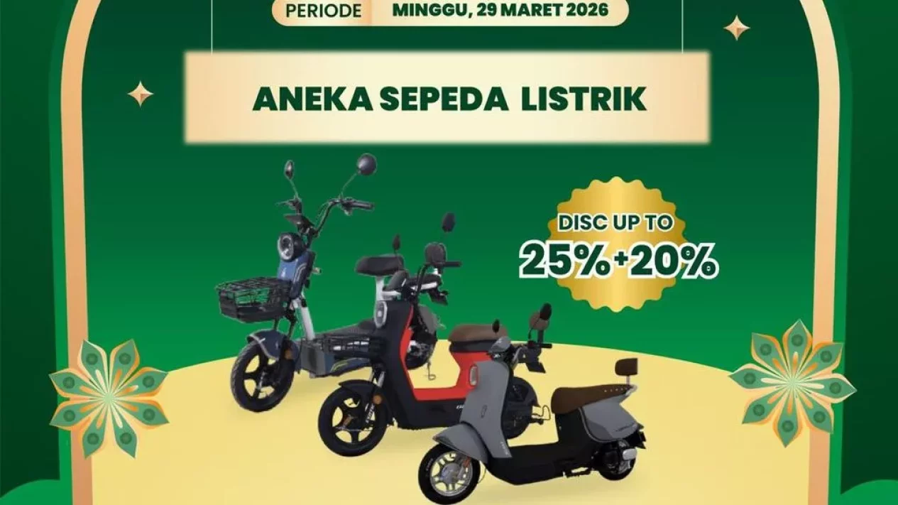 Promo Sepeda Listrik Transmart: Diskon Jumbo Hanya Hari Ini!
