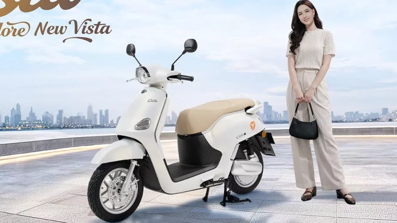Motor listrik Yadea Osta Meluncur, Jarak Tempuh Tembus 150 Km