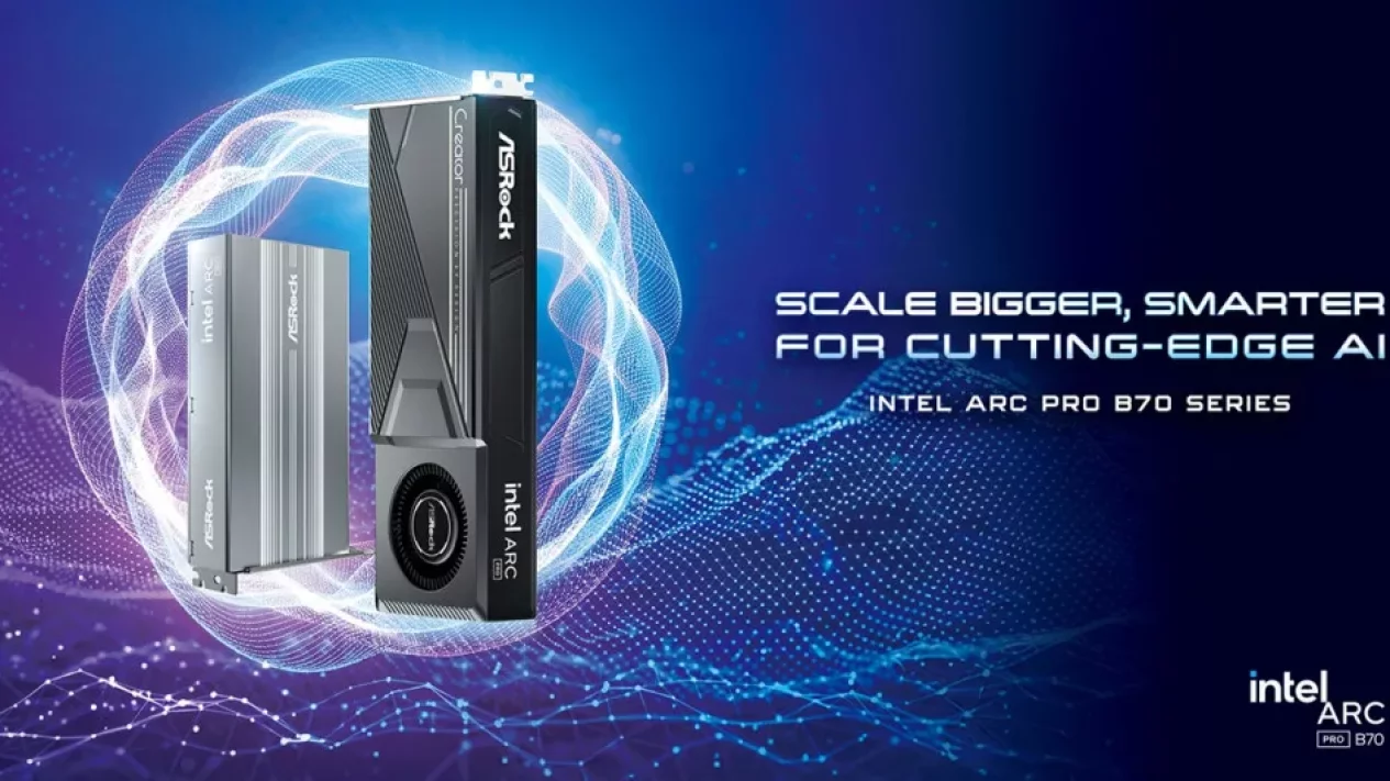 Kartu Grafis Intel Arc Pro B70 Resmi Rilis, Bawa VRAM 32GB