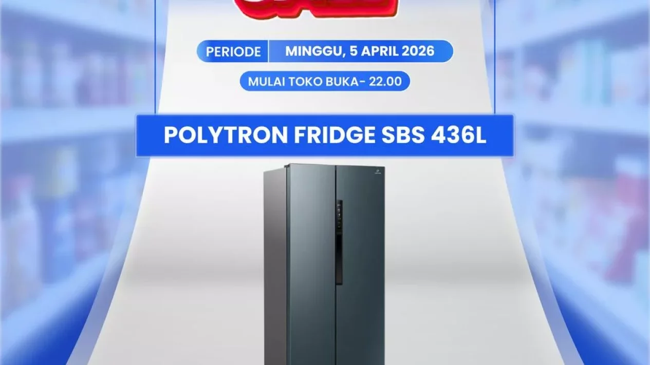 Promo Kulkas Polytron Transmart: Diskon Gede di Full Day Sale