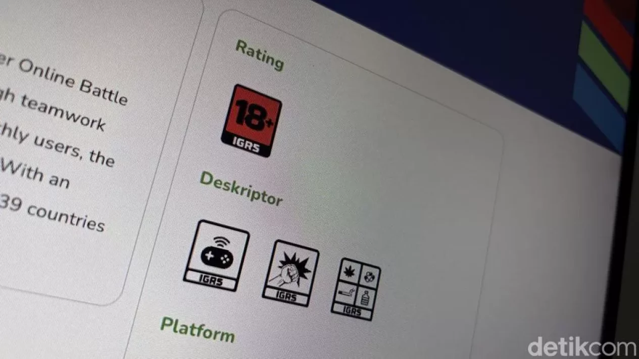 Rating IGRS di Steam Belum Resmi: Komdigi Beri Penjelasan