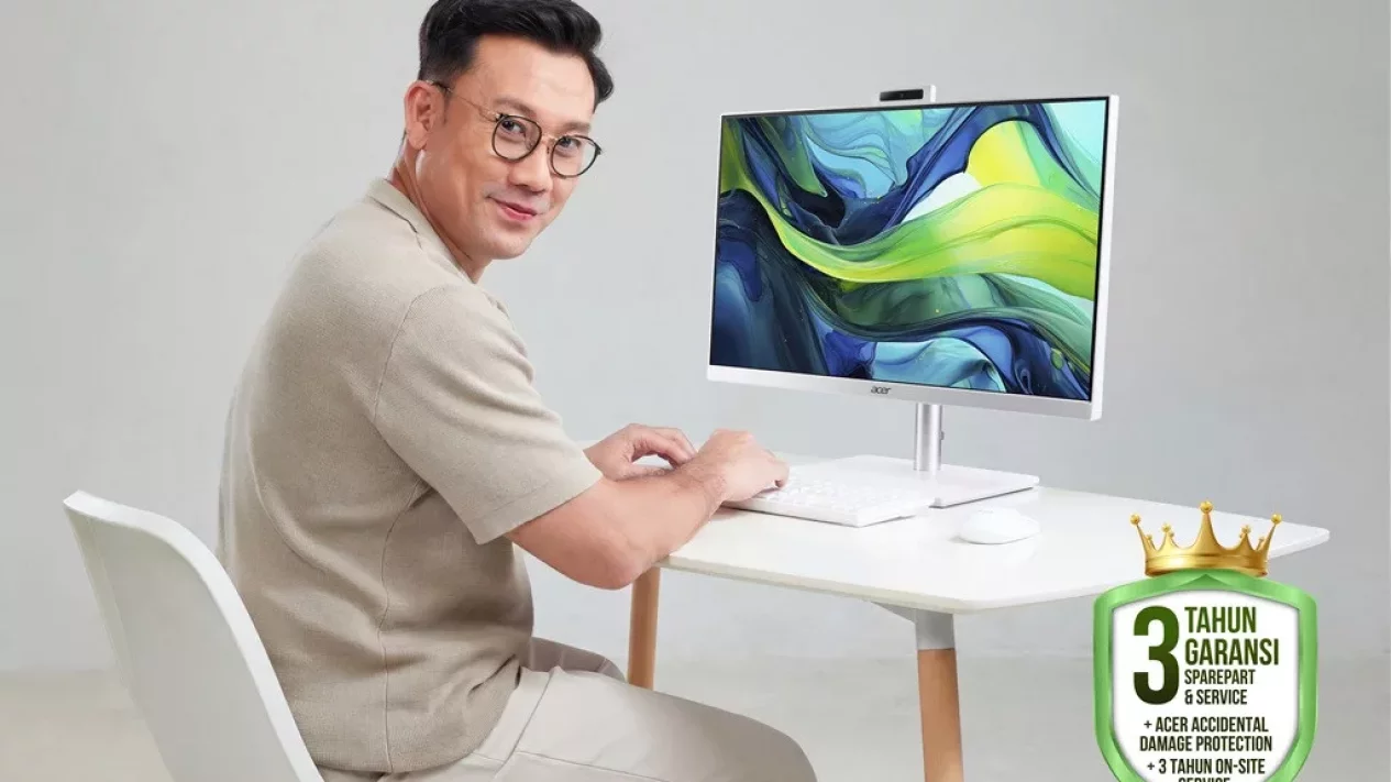 Acer Aspire C24A Series Rilis, PC AIO Kencang Desain Ringkas