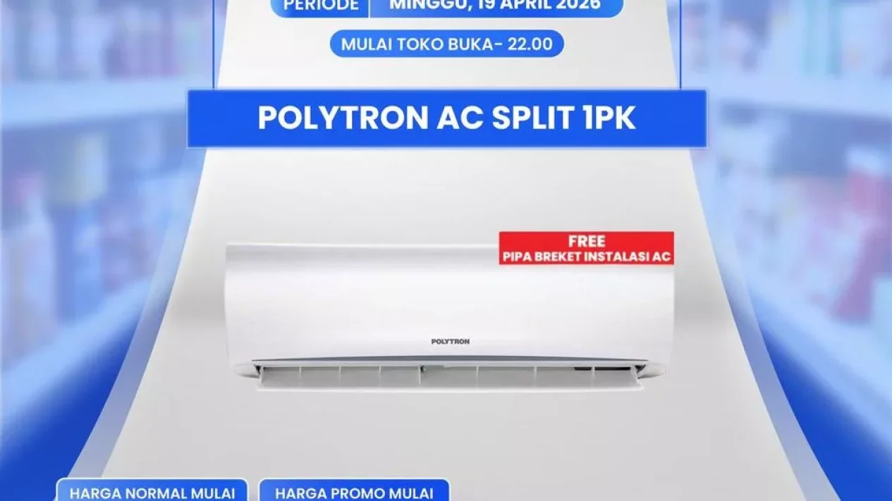 Promo AC Split Polytron di Transmart Full Day Sale April 2026