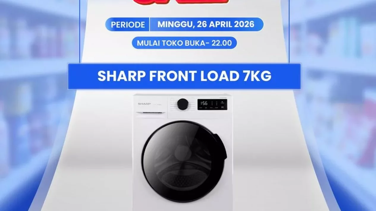Promo mesin cuci Sharp Transmart: Diskon Gede Hemat 1,7 Juta!