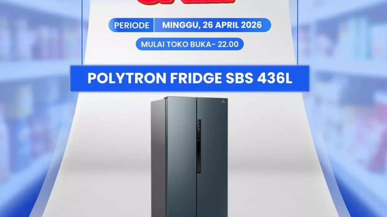Harga Kulkas Polytron 436L Transmart Diskon Gede Hari Ini!