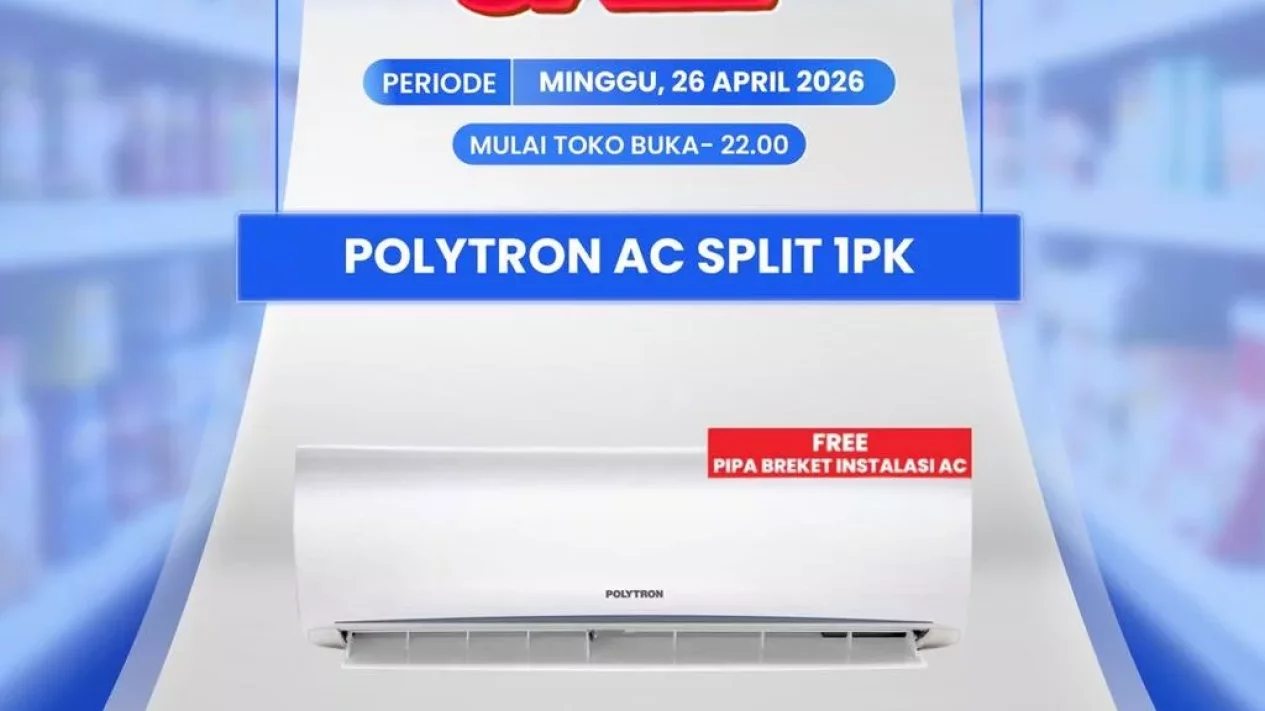 Promo AC Polytron Transmart Banting Harga Jadi Rp3 Jutaan
