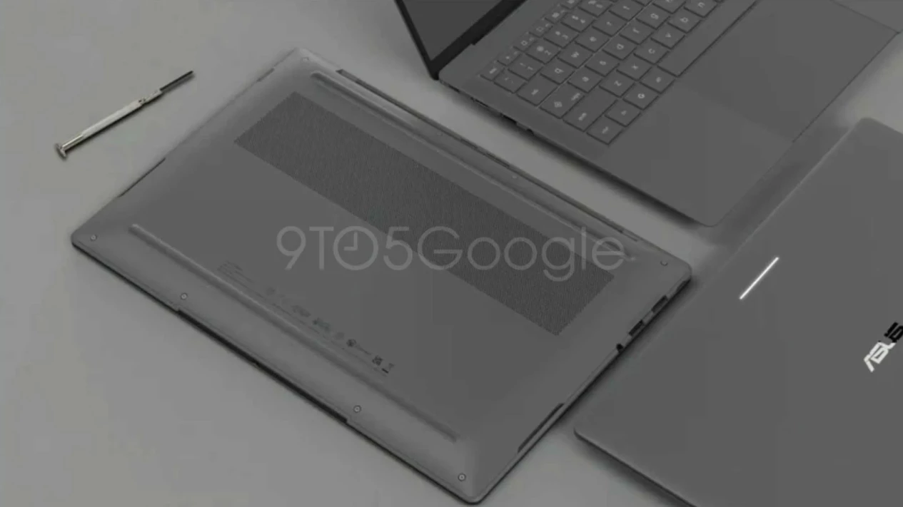 Bocoran Googlebook Asus CX9406 , Laptop Super Ringan Ini Bawa Glowbar dan Aluminium OS