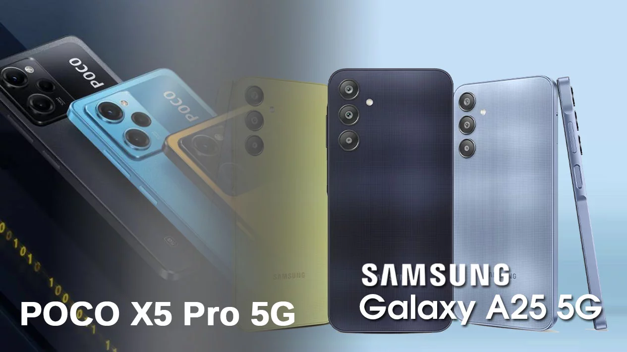 Samsung Galaxy A25 5G vs Xiaomi POCO X5 Pro 5G - Duel Seru Ponsel 5G Selisih Harga Cuma Rp 100 Ribu!