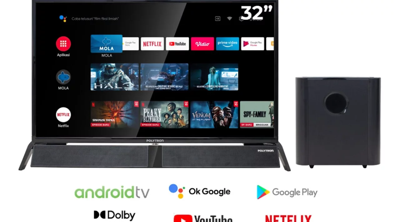 Polytron Smart Cinemax Soundbar TV 32 Inch PLD 32BAG9858: Gerbang Menuju Hiburan Tanpa Batas