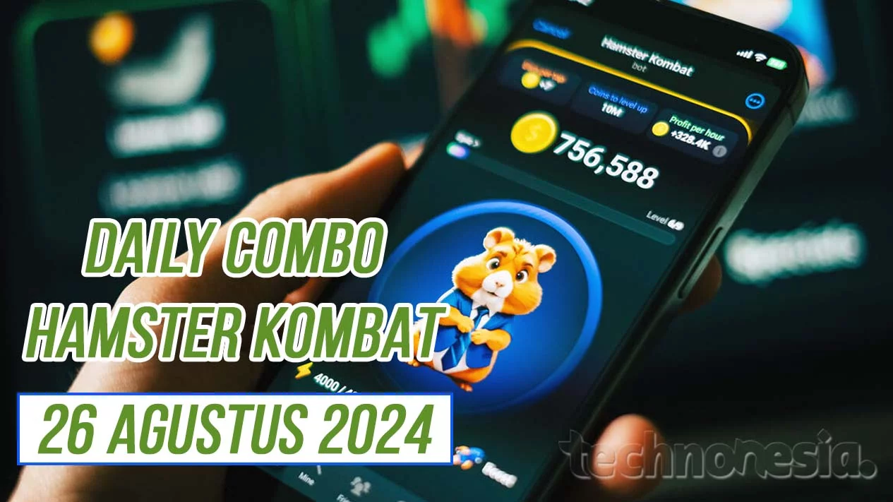 Daily Combo Hamster Kombat 26 Agustus 2024, Raih 5 Juta Koin Gratis