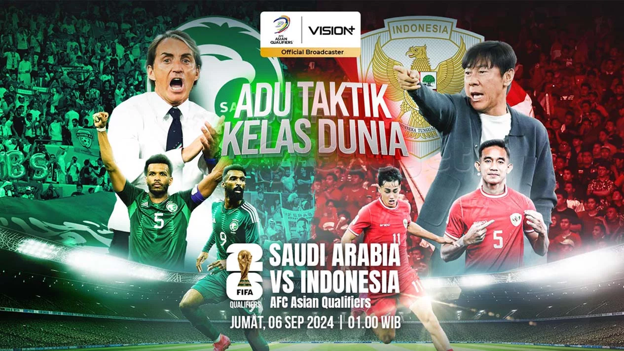 Prediksi Skor dan Link Live Streaming Arab Saudi vs Indonesia di Kualifikasi Piala Dunia 2026