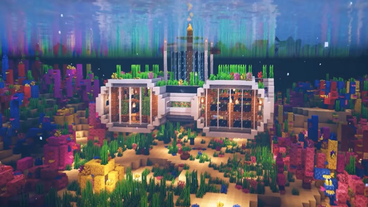 Panduan Mudah Membangun Istana Bawah Laut di Minecraft