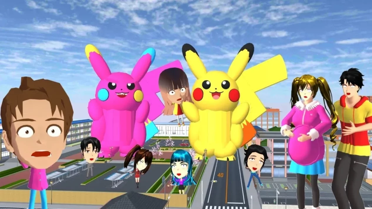 8 Lokasi Terbaik Berburu Pokémon di Sakura School Simulator
