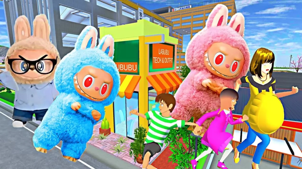 Cara Menemukan Boneka Labubu di Sakura School Simulator, Dijamin Berhasil!