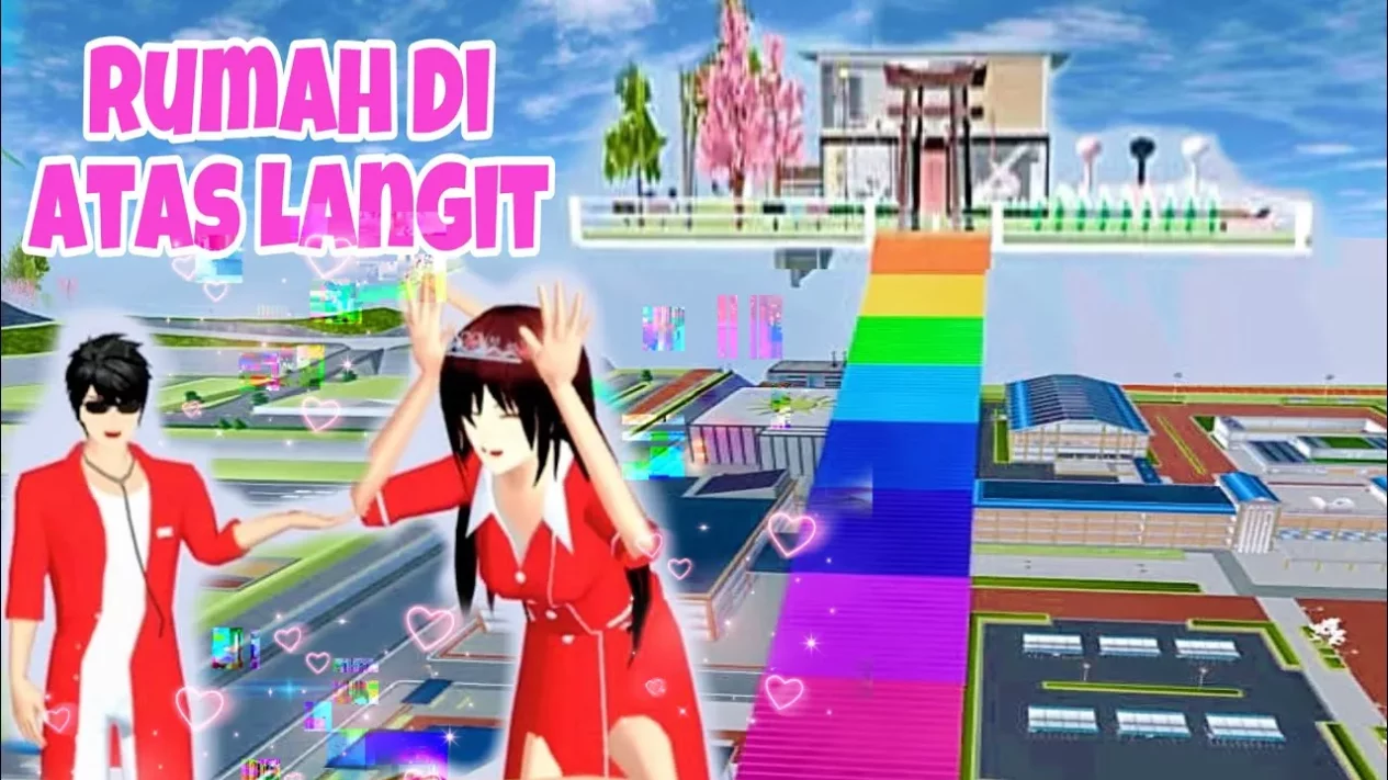 Kumpulan ID Rumah di Atas Langit Sakura School Simulator, Wajib Coba!