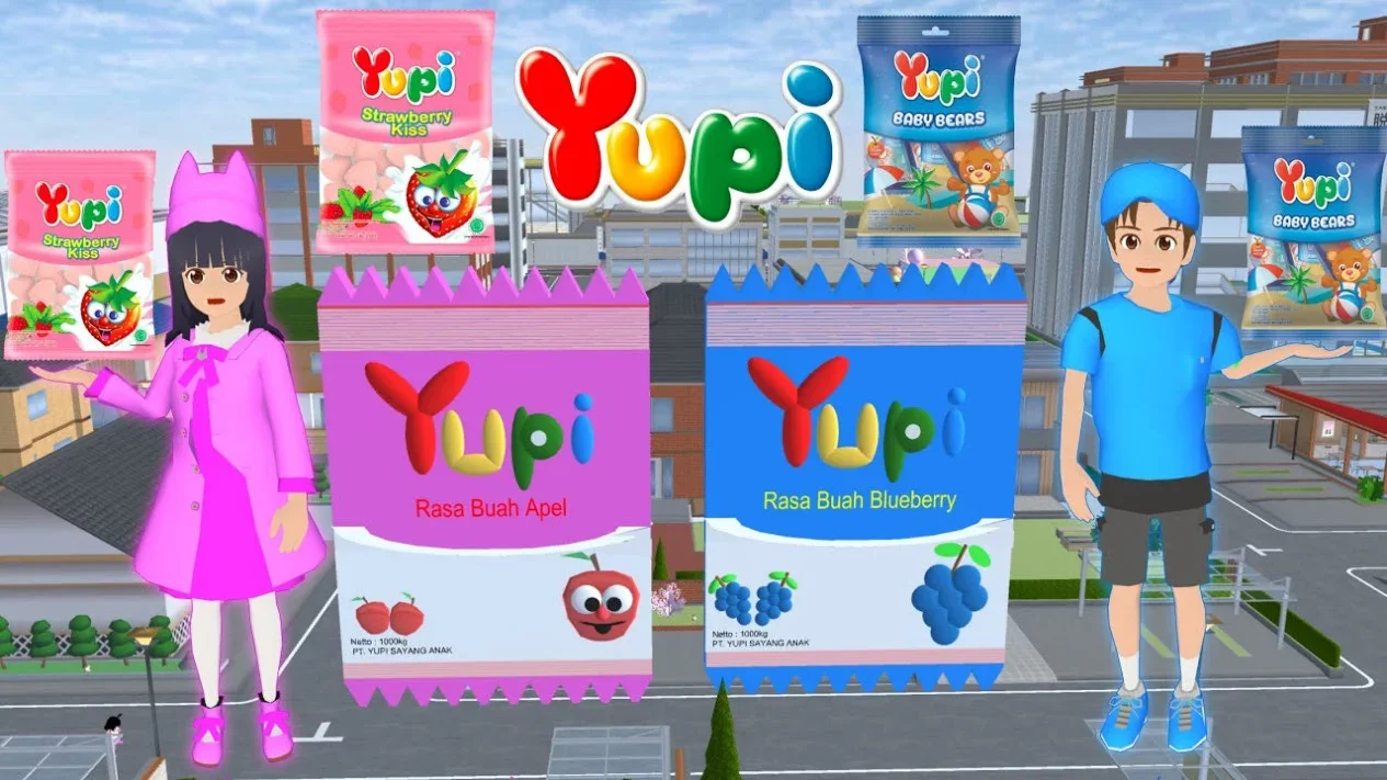 Cara Mengunjungi Rumah Permen Yupi di Sakura School Simulator