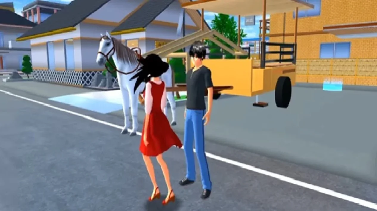 Panduan Menggunakan Delman di Sakura School Simulator