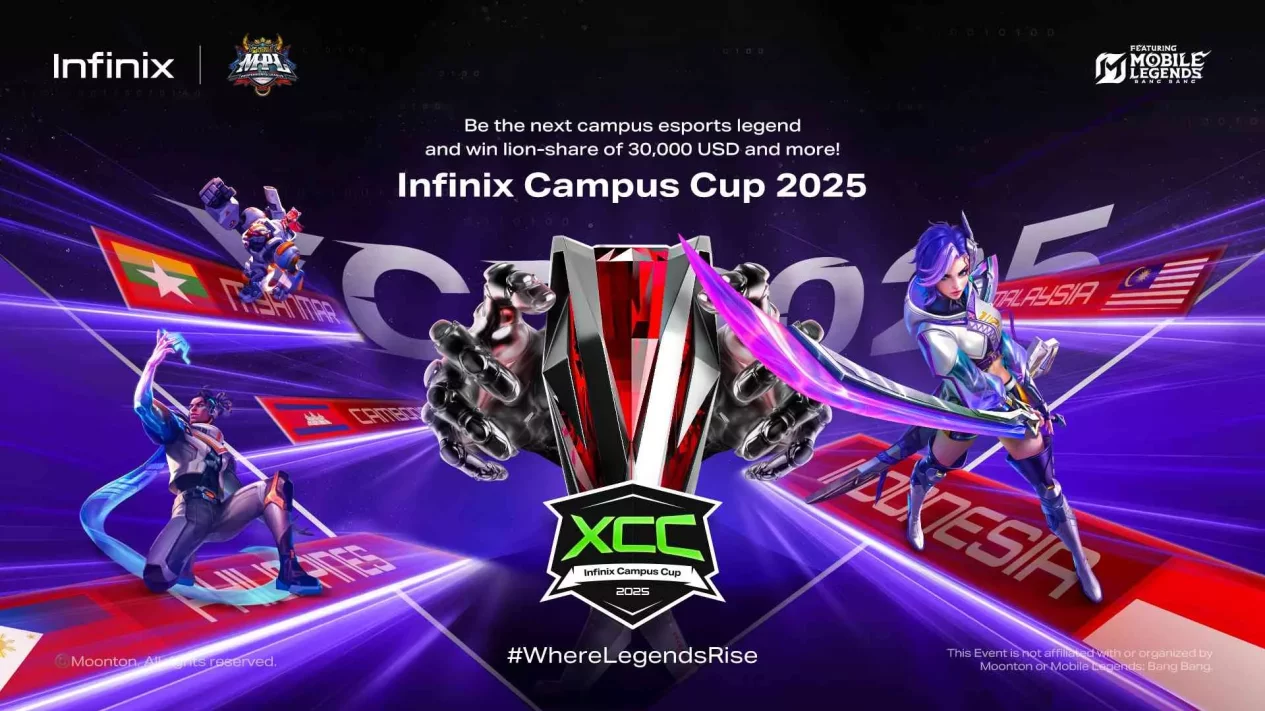 Turnamen Esports Infinix Campus Cup (XCC) 2025 Resmi Dibuka!