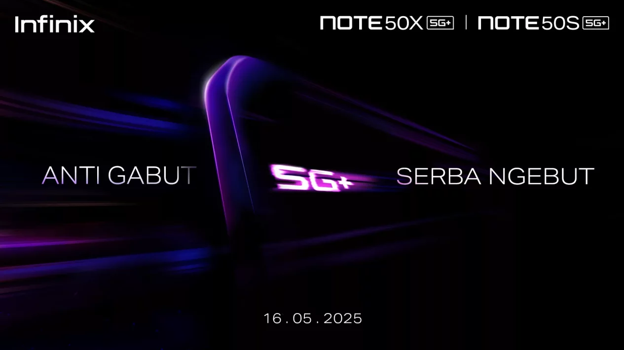 Duel Sengit! Infinix NOTE 50 Series Kedatangan 2 Jagoan 5G+ dengan AI Gaming!
