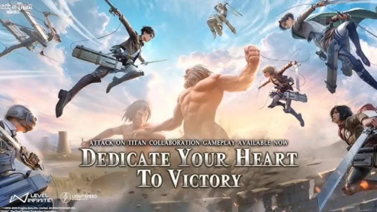 PUBG Mobile Kolaborasi dengan Attack on Titan