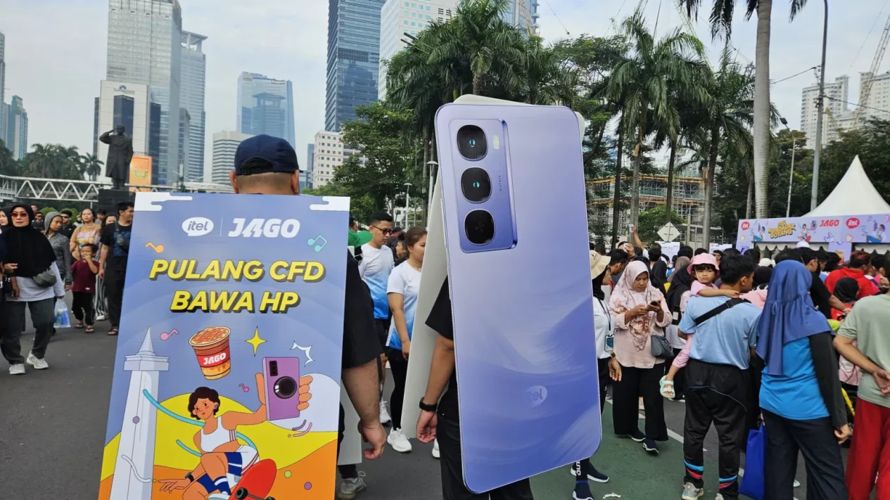 Itel Gelar Mendadak Goyang di CFD, Berikan City 100 Gratis