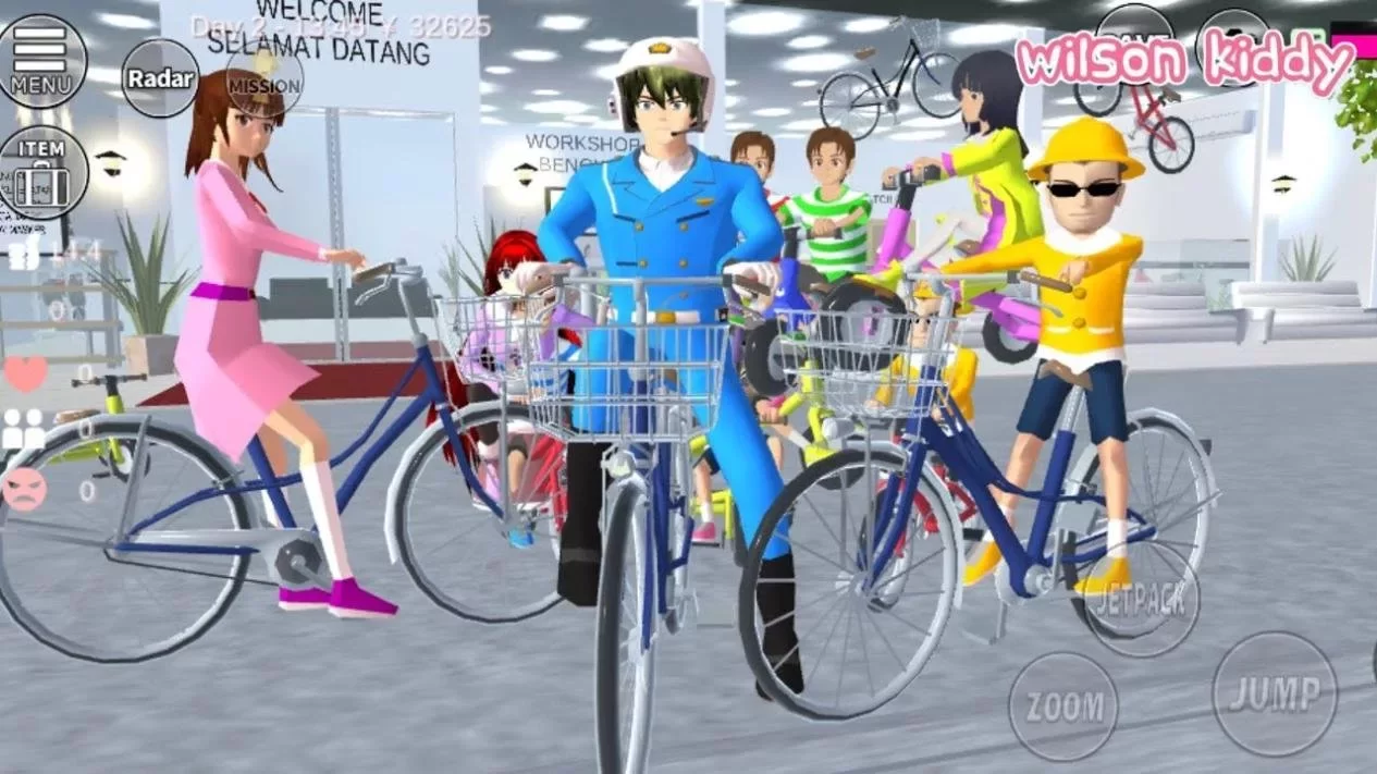 5 Tips Jitu Cara Naik Sepeda di Sakura School Simulator