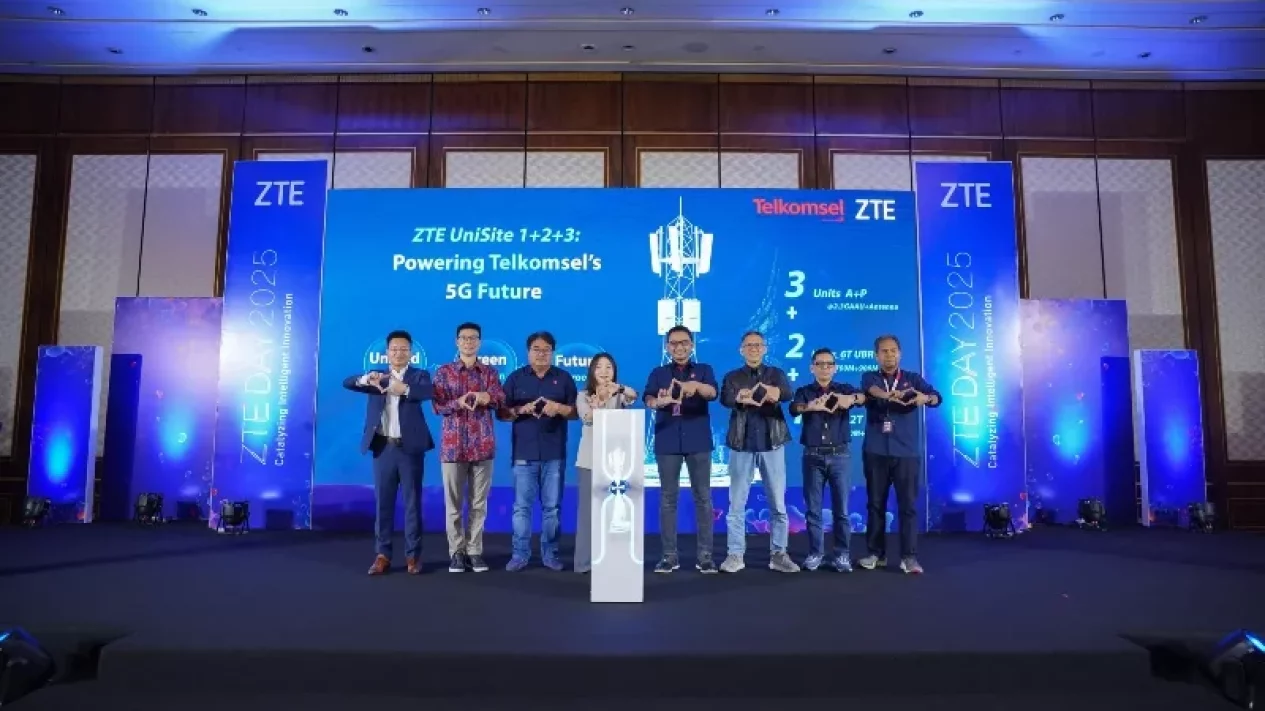 Telkomsel dan ZTE Umumkan UniSite 1+2+3