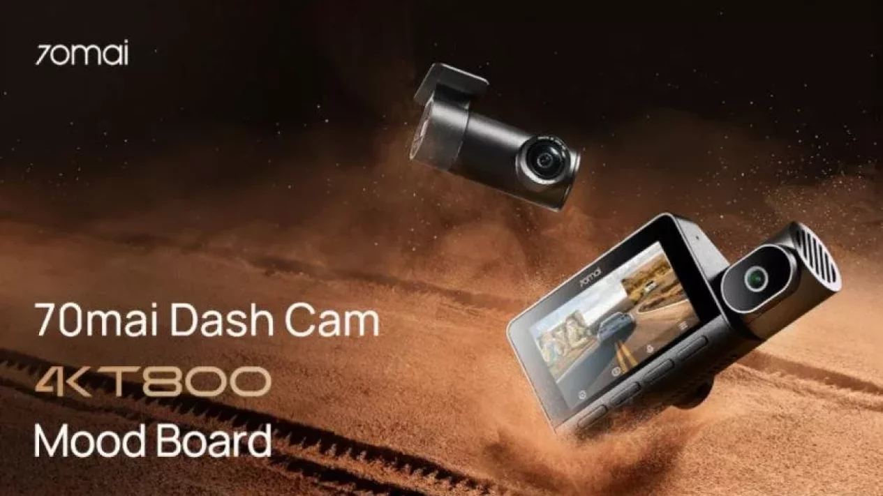 70mai Dash Cam T800: Kamera 4K HDR 3 Kanal Pertama di Dunia
