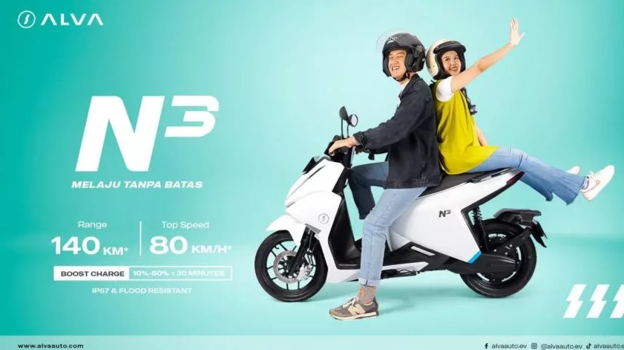 Diskon Motor Listrik Alva N3 Rp7 Juta, Kesempatan Emas untuk Beralih ke Kendaraan Hijau