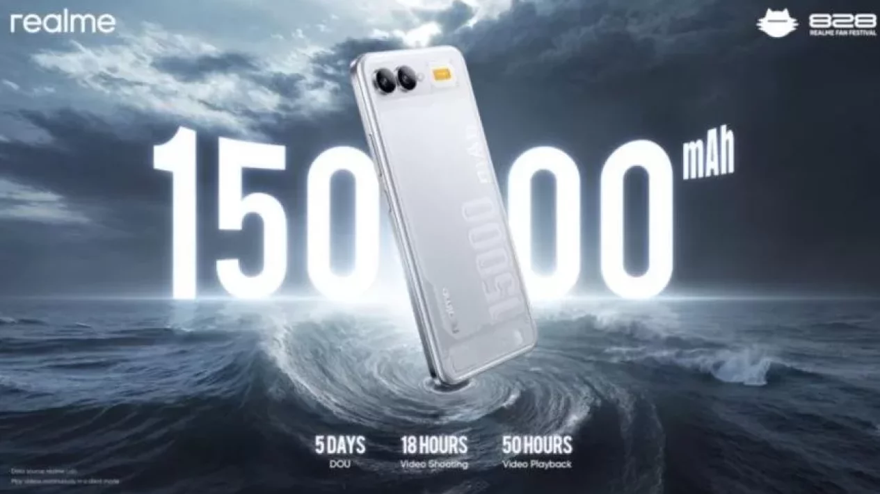 Revolusioner! Realme Siapkan HP dengan Baterai 15000mAh dan Ponsel AC Pertama di Dunia