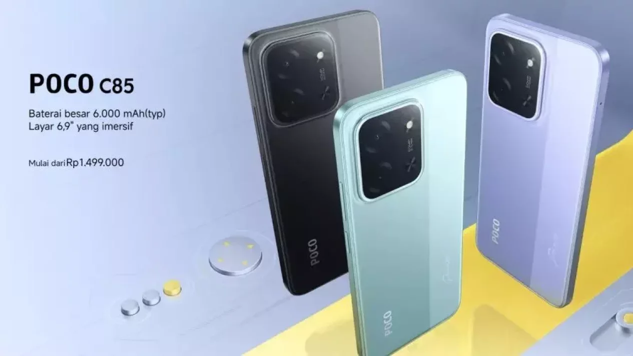 Poco C85 Resmi Rilis di Indonesia, Baterai 6000mAh Harga Mulai Rp1 Jutaan