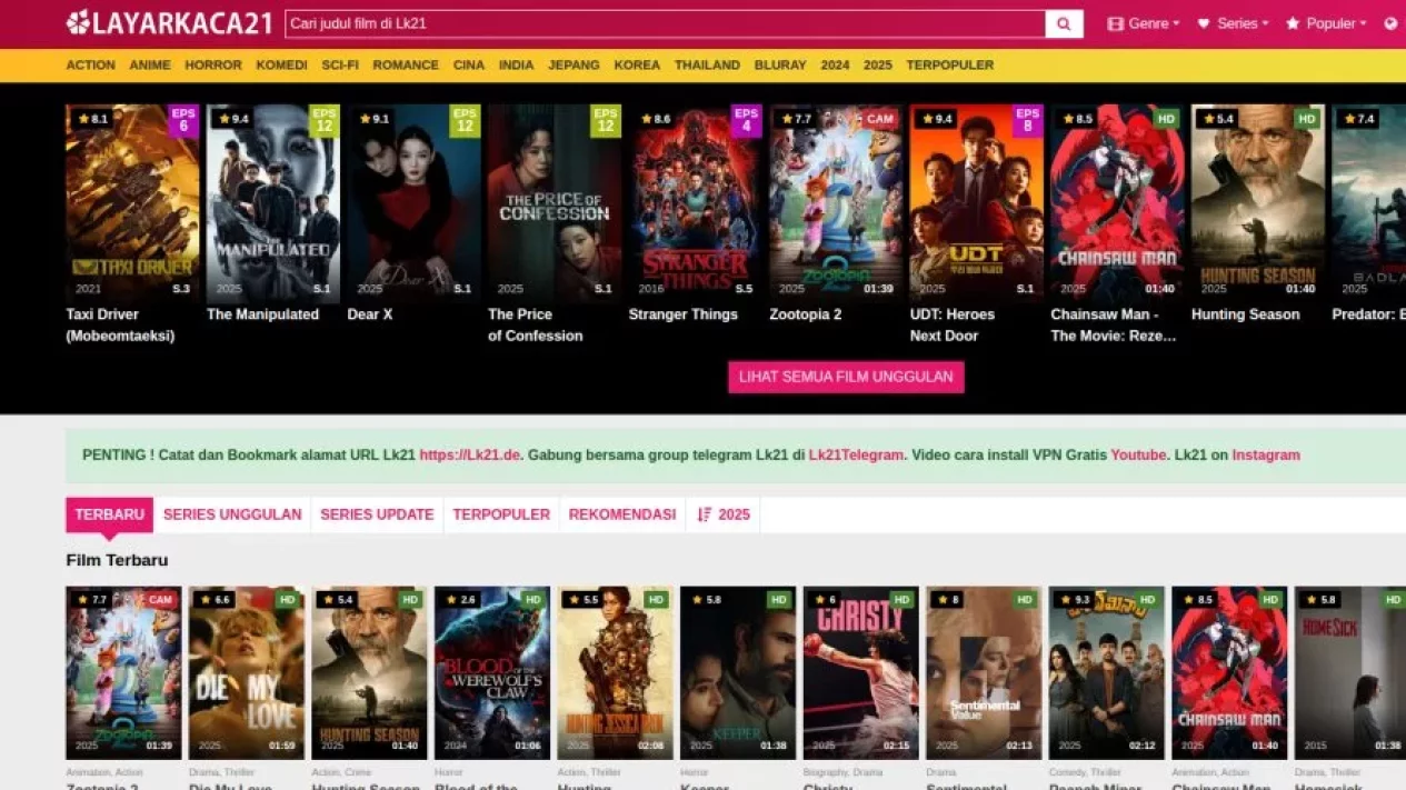 24 Link Nonton Film Resmi: Stop Bahaya LK21 &amp; IndoXXI!