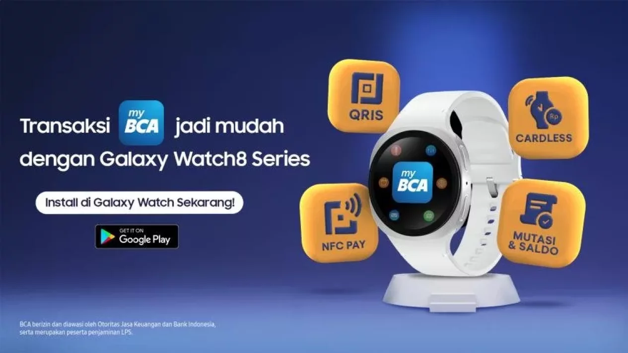 QRIS Tap myBCA Hadir di Samsung Galaxy Watch, Bertransaksi Makin Praktis