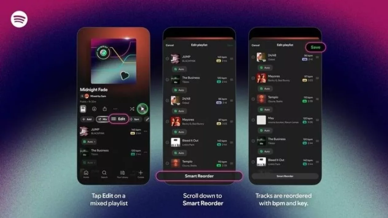 Fitur Smart Reorder Spotify: Solusi Transisi Lagu Makin Mulus