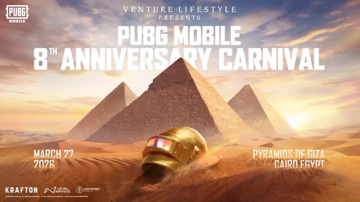Perayaan Ulang Tahun PUBG Mobile ke-8 di Piramida Giza