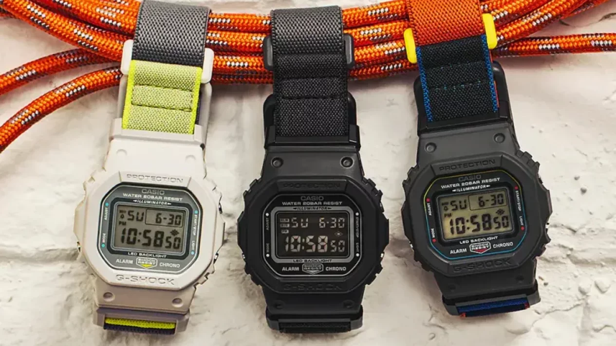 G-Shock DW5600MNC Tali Elastis Rilis, Inovasi Gesper Magnetik!