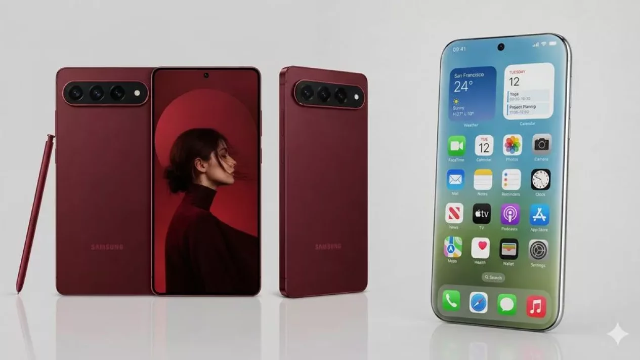Bocoran Desain Galaxy S27 Ultra dan iPhone 20, Duel HP 2027