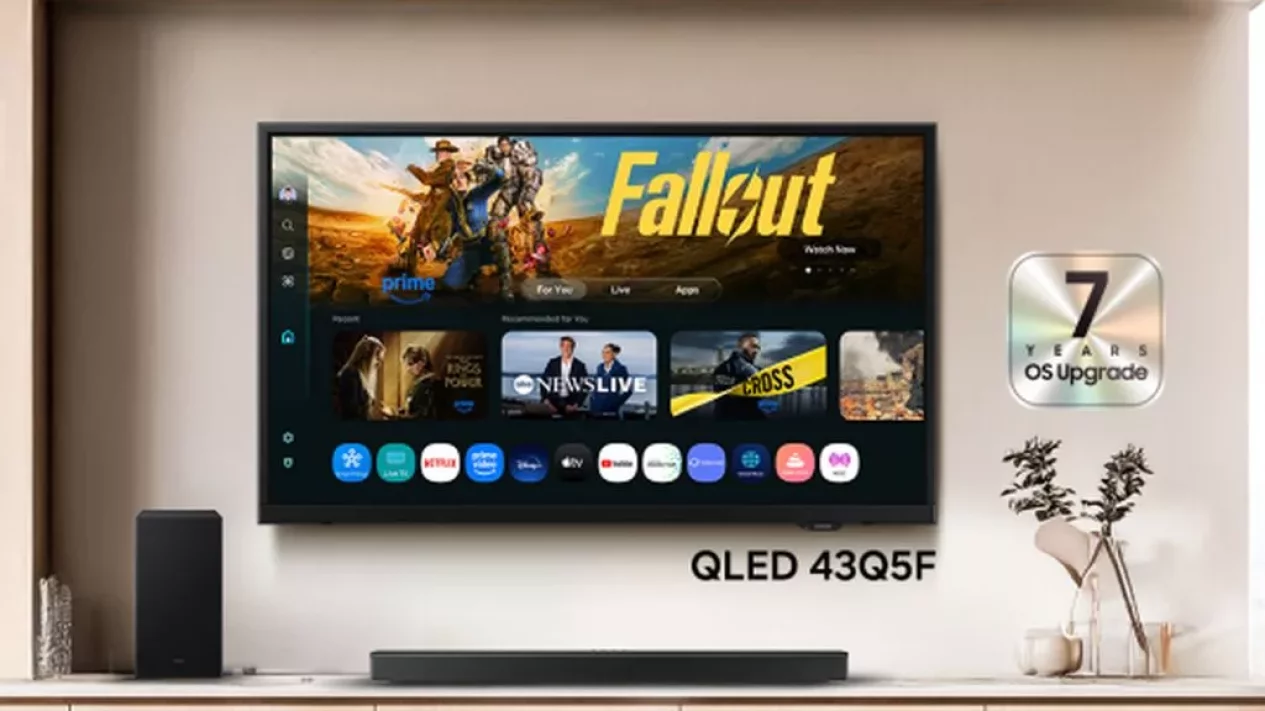 Samsung QLED Q5F 43 Inci: TV 4 Jutaan dengan Update 7 Tahun
