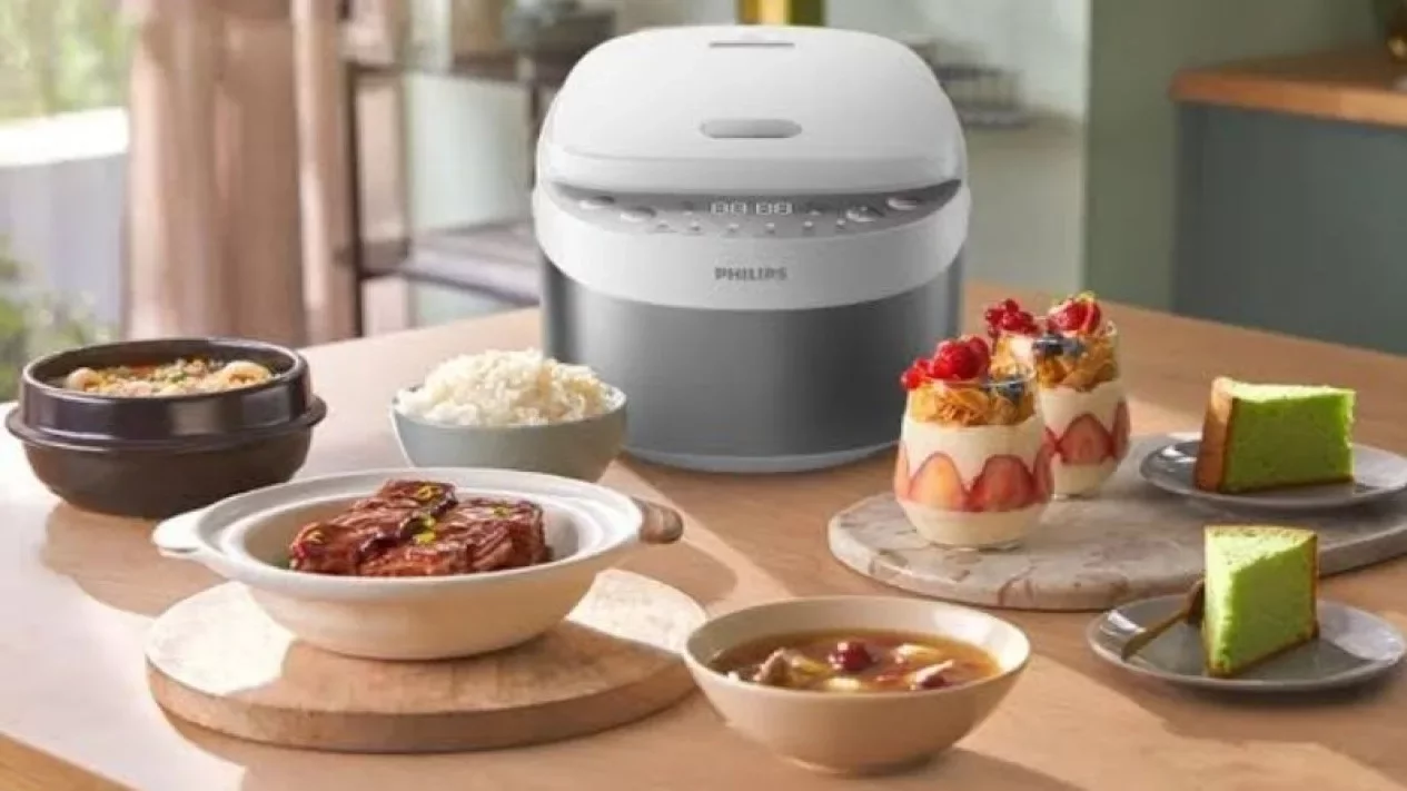 Rice Cooker Philips Fuzzy Logic 1.8L: Masak Nasi Lebih Praktis