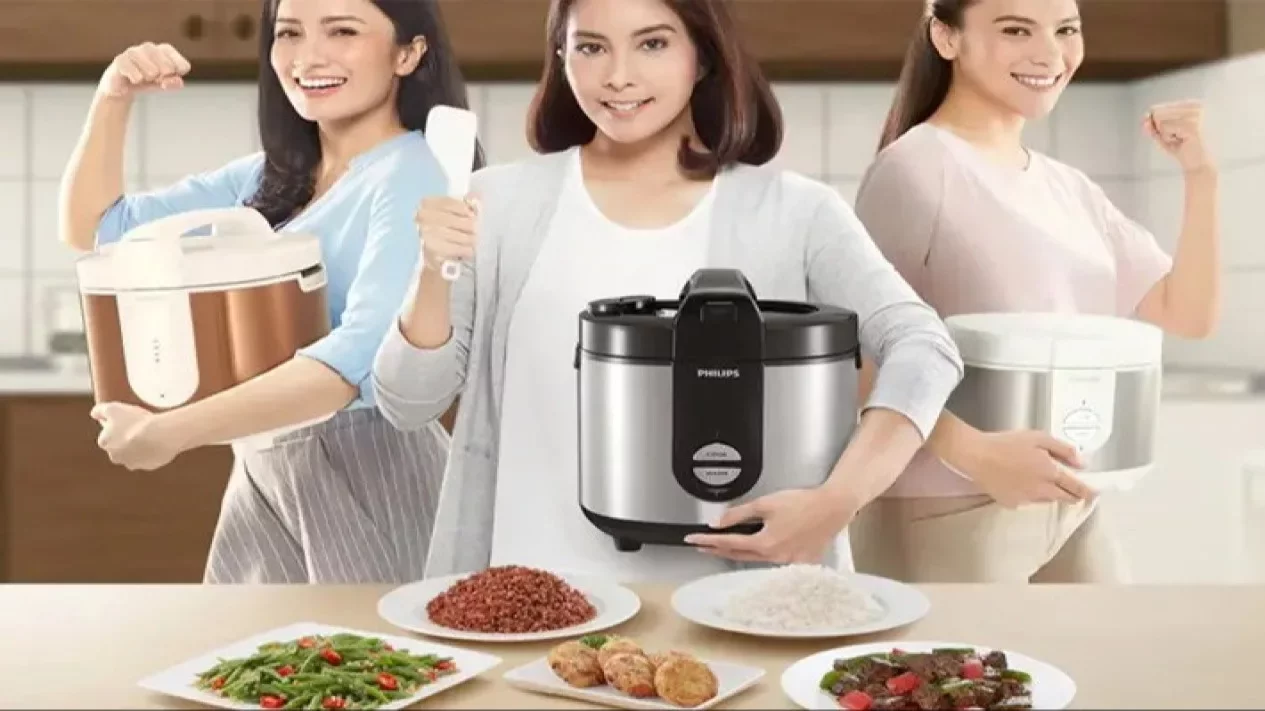 Philips Fuzzy Logic Rice Cooker: Desain Mewah dan Hemat Listrik