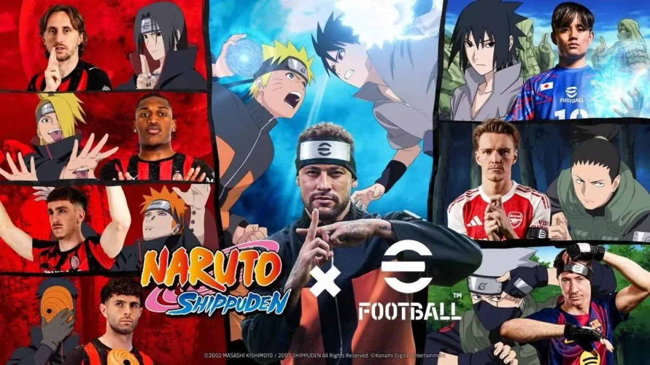 Kolaborasi eFootball x Naruto: Neymar Gunakan Rasen Shuriken!