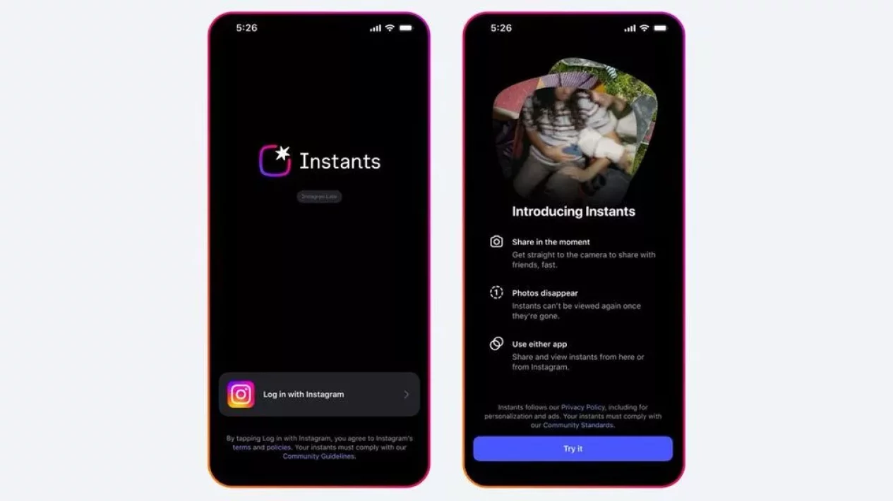Fitur Baru Instagram Instants Resmi Rilis, Ini Keunggulannya