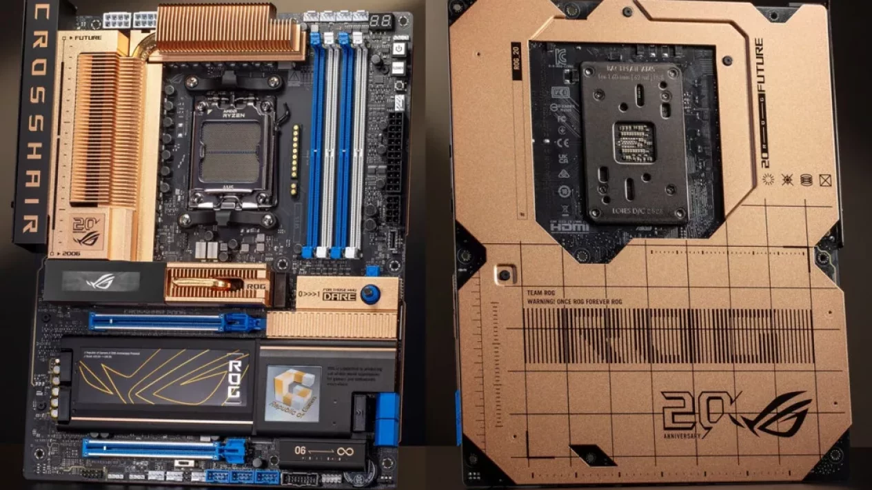 Motherboard ROG Crosshair 2006 Meluncur dengan Desain Retro