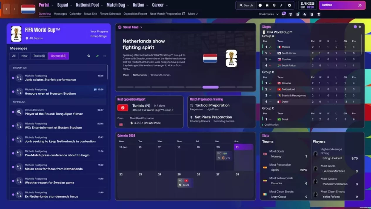 Game Football Manager 2026 Rilis Fitur Piala Dunia FIFA
