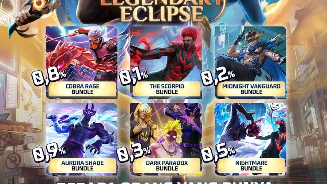 Bundle Legendary Eclipse Free Fire Kembali Hadir