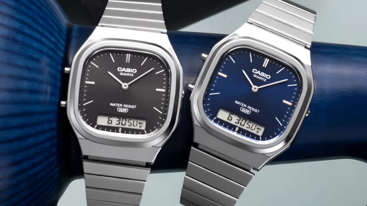 Casio AQ-240E Terbaru Bikin Nostalgia! Jam Retro Navy dan Hitam Ini Cuma Rp700 Ribuan