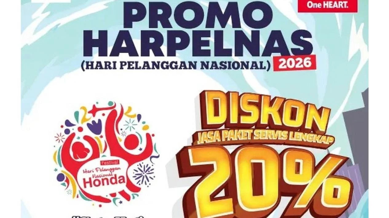 Promo Harpelnas Honda Bikin Untung! Servis Motor Diskon 20 Persen di 284 AHASS